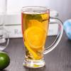 430ml Large-capacity Glass Cups for Internet-famous Tea Beverage Cups Juice Cups Beer Mugs with Handles  Glass Coffee Glass Cup