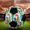 1 pezzo Calcio Sportivo all'Aperto Colorato Astratto, Taglia 5, Sensazione Confortevole e Durevole, Regalo yy26060428