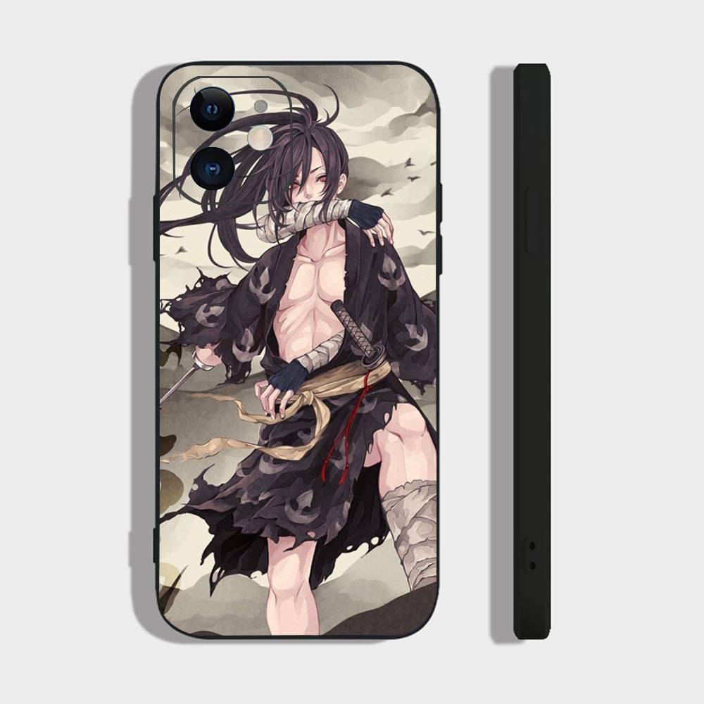 Anime Hyakkimaru Phone Case For IPhone 17 Air 16 15 14 13 Pro Max 11 12 Black Silicone Cover