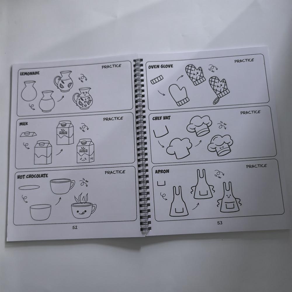 Book for Kids - 300 Drawings of Adorable Things: Cute Animals Food Gifts And Other Fascinating Items Inspiring Art for Artists