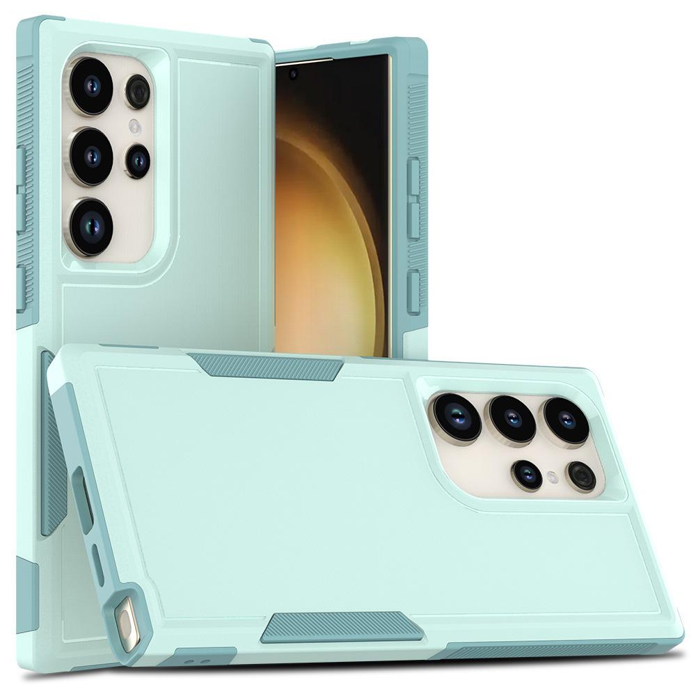 Sanfeng spot applies to Samsung S24 FE two-in-one anti-drop mobile phone case tpu double-layer PC mobile phone case
