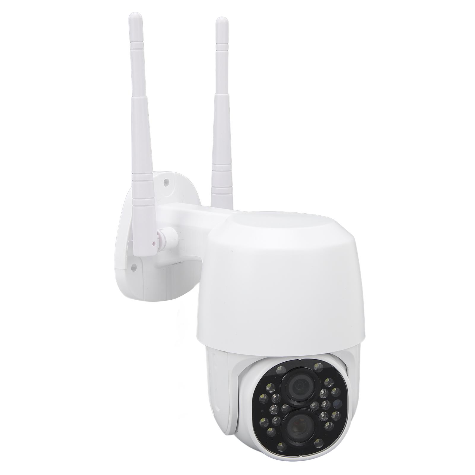 

Dual Lens Security Camera 2 Way Talk 15X Zoom Color Night Vision Auto Tracking WiFi Surveillance EU Plug
