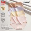Women's High-Waisted Antibacterial Cotton Briefs (4-Pack)