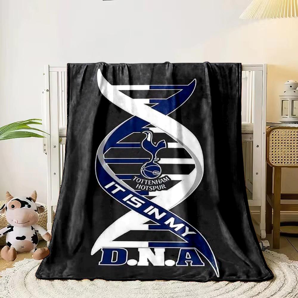 Tottenham Hotspur DNA Design Flannel blanket for bedroom living room sofa and nap