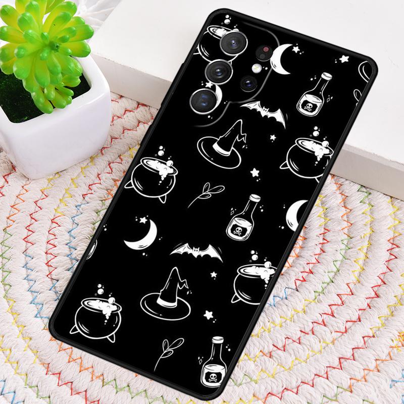 Skull Gothic Creepy Pastel Goth Phone Case For Samsung Galaxy Note 10 Pro S26 S25 S24 S23 S22 Ultra Plus S21 FE S20 Cover