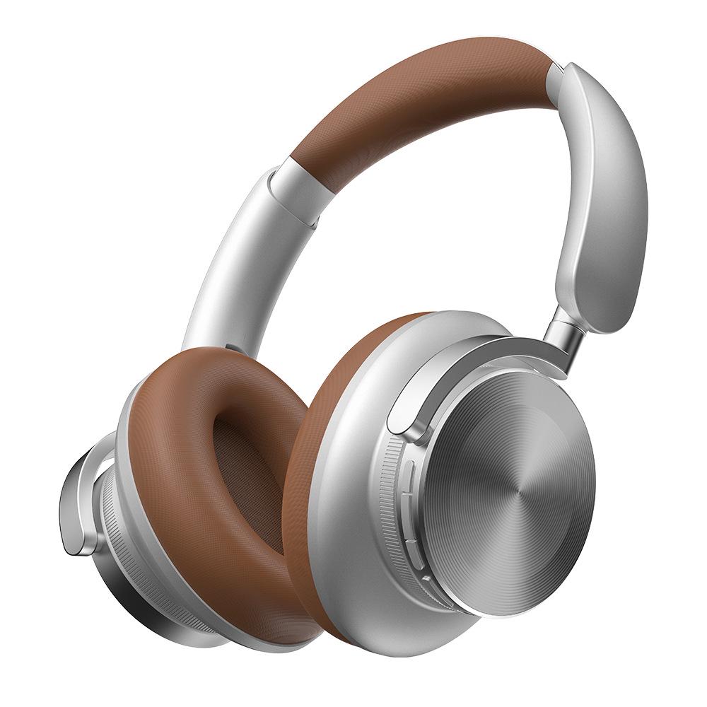 Active Noise-Canceling Over-Ear Bluetooth Headphones with Customizable ANC