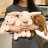 Soft Big Ear Bunny Plush Doll Cartoon Stuffed Animals Cute Rabbit Baby Accompany Sleeping Pillow Girl Christmas Birthday Gift