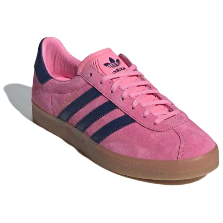 adidas Mens Gazelle 85 Bliss Pink Dark Blue Men Sneakers Bliss-Pink-F22 Gold-Metallic ID0846