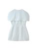 2025 A/W Chic Women's Detachable Shawl Dress with Waist-cinching Design