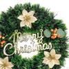 Artificial Christmas Wreath ,Winter Holiday Garland Decoration Xmas for Front Door