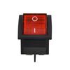 Bulk 10 Red Light 4 Pin DPST ON OFF Rocker Switch KCD4 Rated 15A 250V and 20A 125V AC for Electrical Applications