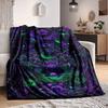 1pc Cosmic Mandala Blanket, Lightweight Flannel Throw Blanket for Sofa, Bed, Travel, Camping, Living Room, Office, Couch063