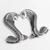 2x Snake Cobra Car Front Grille Emblem Side Fender Badge Rear Trunk Car Stickers  Accessories