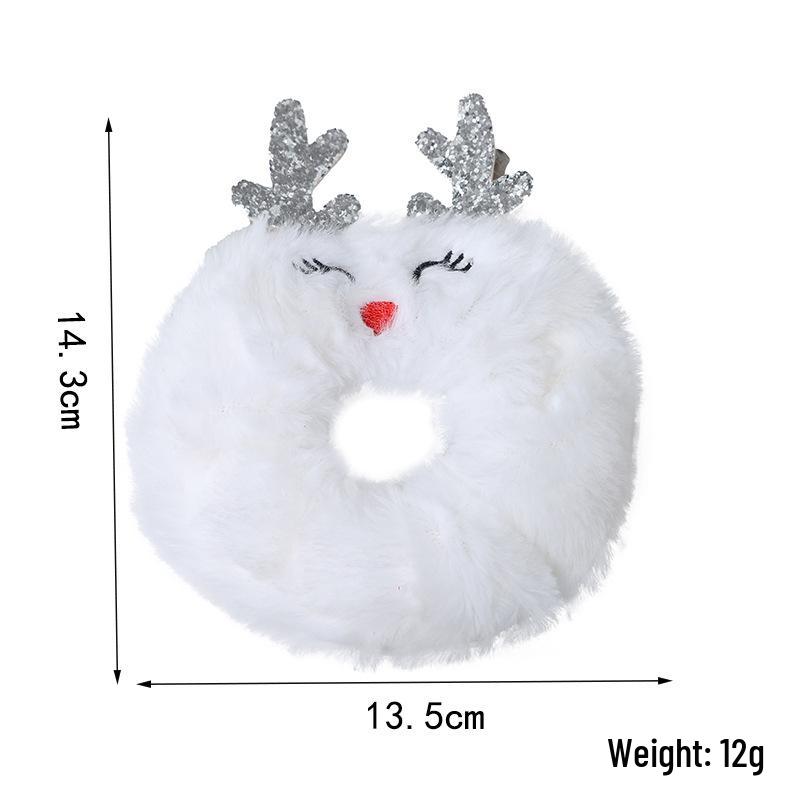 

Festive Reindeer Hair Tie: Cute Cartoon Antler Headband & Christmas Party Accessory