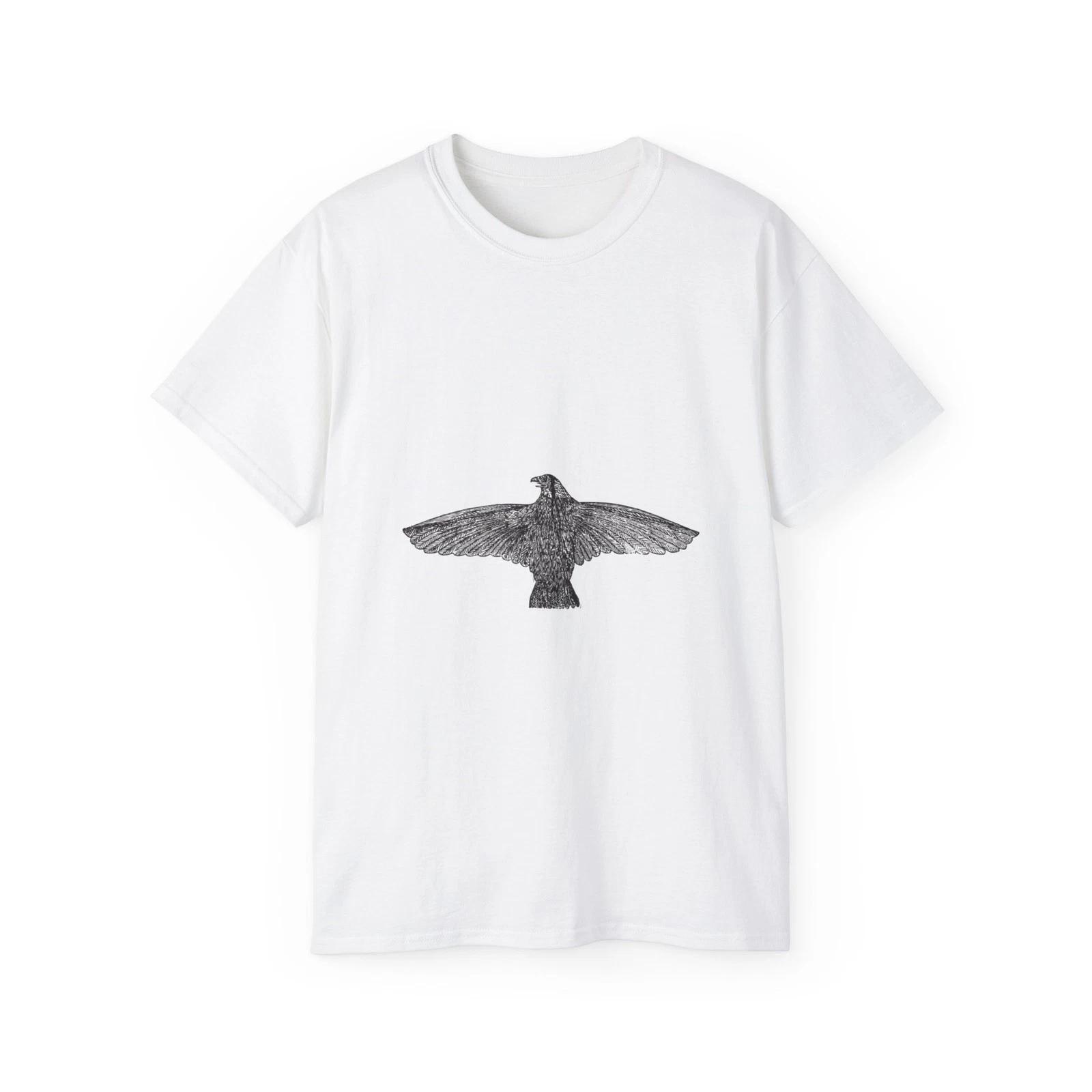 Vintage Illustration Eagle Vintage Eagle | Custom Graphic T-Shirt L