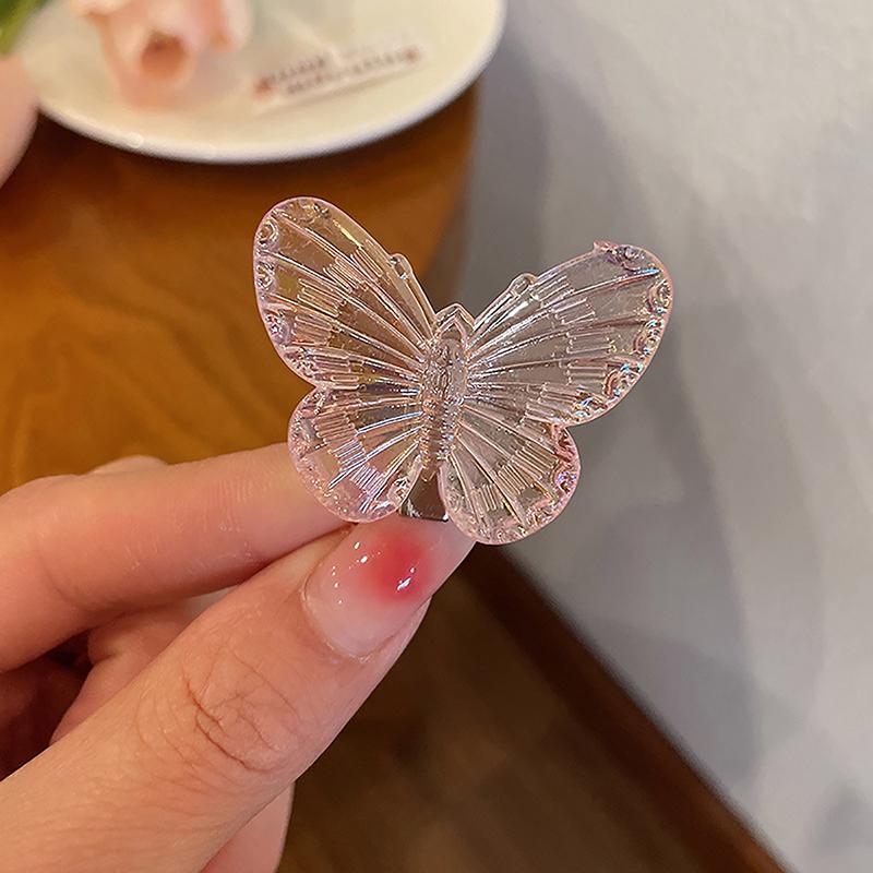 Colorful Butterfly Hairpin Side Clip Girl Sweet Broken Hair Clip Bangs Clip For Women  Barrettes Hair Accessories
