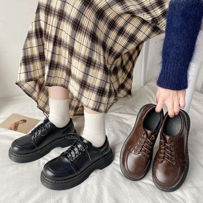 Shoes Women's Spring New College Style Japanese Jk Uniform  Shoes Platform British Small Leather Shoes