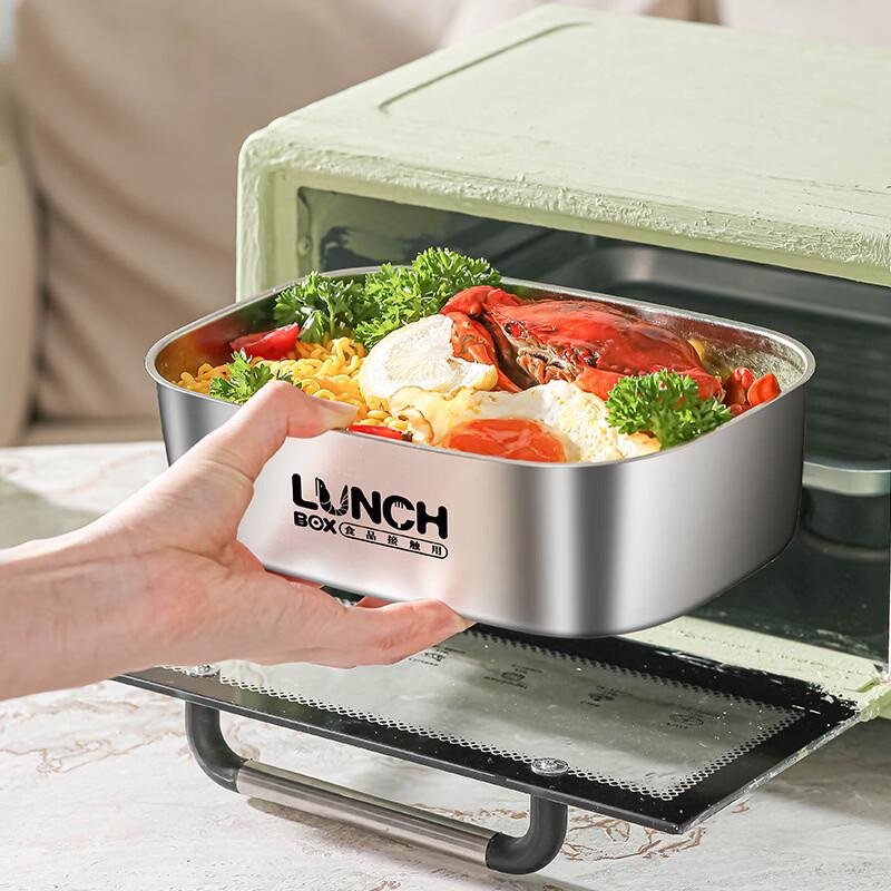 Shidejia 4900ML 304 Stainless Steel Microwaveable Bento Box Set