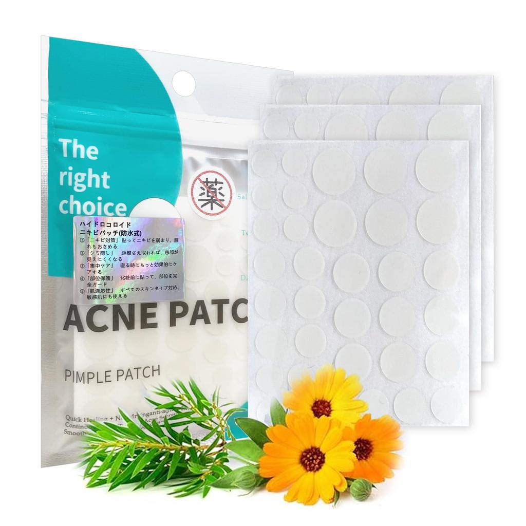 FERNIDA Spot 6 300 Pimple Skin Cute Spot Conceal Facial Makeup Large Tea Tree Star Shape Round Patches, Bulk, Colors, Patches, Care, Packs, Blemishes,