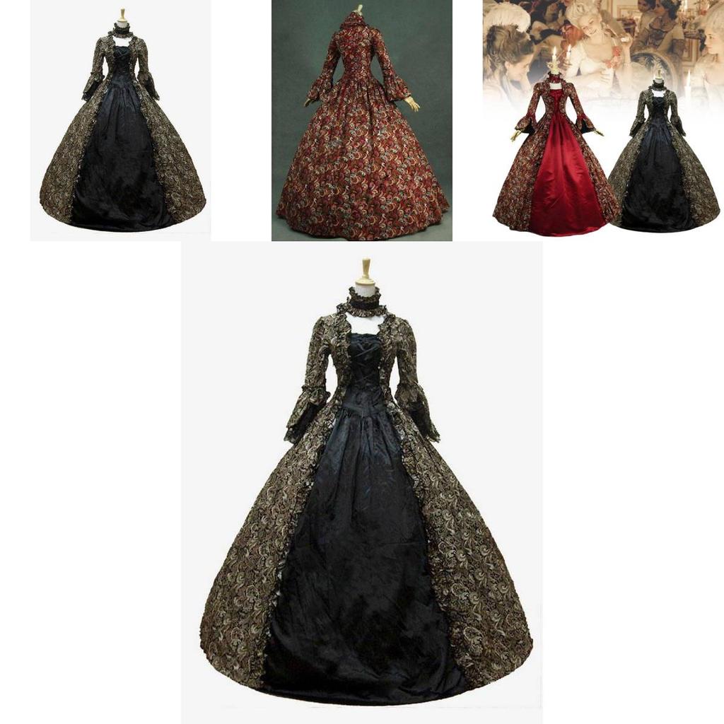 Stunning Victorian Style Party Dress For Women In Multiple Vibrant Colors