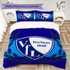 VfL Bochum 1848 Muster Bettwäsche Steppbettwäsche Bettbezug Kissenbezug Heimdekoration Geburtstagsgeschenk (1 Bettbezug + 2 Kissenbezüge (ohne Füllung))99