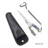 Long Nose Multifunctional Fishing Pliers: Lure, Fish Mouth Clamp, Hammer, Line Cutter, and Hook Control Tool.