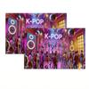 Lebendiges K-Pop Konzert Platzset Set mit 2 Stück Musik Party Tischsets für Jugendzimmer Dekoration und Kpop Fans Geschenk