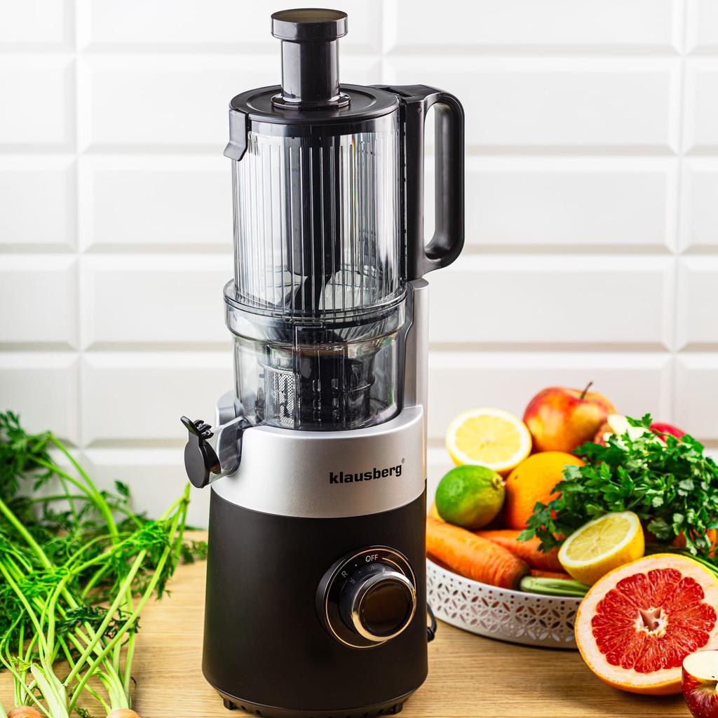 180W Slow Speed Juicer for Fruits and Vegetables COLD PRESS KLAUSBERG KB-7871