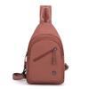 School bag simple multifunctional double-shoulder crossbody bag for women, chest bag, lightweight waterproof nylon cloth bag wholesale
