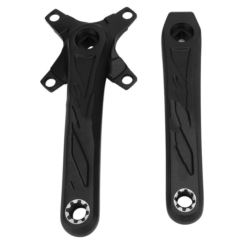 Mountain Bike Crankset Replacement Square Hole Aluminum Alloy Bike Left and Right Crank Arm