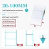 Durable Thermal Self-Adhesive Barcode Labels 100x150mm for Waybill & Supermarket Use