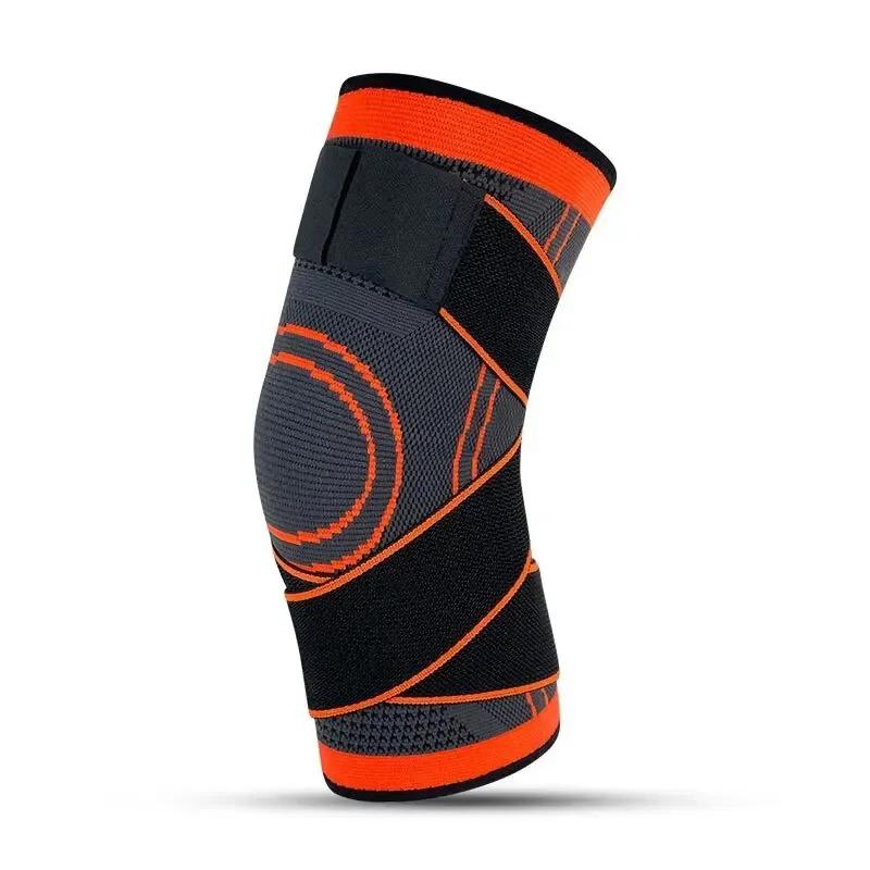 1pcs Knee Compressions Sleeve with Adjustable Straps for Running Working Out and Sports Wearing All Day
