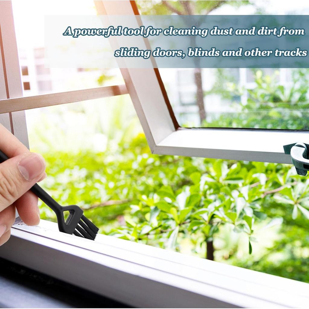 Keyboard Cleaning Brush, 6 Pcs Plastic Handle Nylon Anti Static Brush Kit Fit for Computer Keyboard, Laptop, Phone, Car Interior Detailing Cleaning