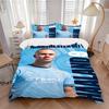 Man City Haaland Print 3Pcs Bedding Setduvet Cover With 2 Bedropillowcase Home Birthday Gift