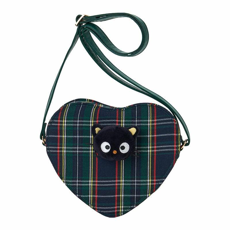 

Sanrio CHOCOCAT Heart Pochette ( Tartan ) Japan NEW Sanrio Characters
