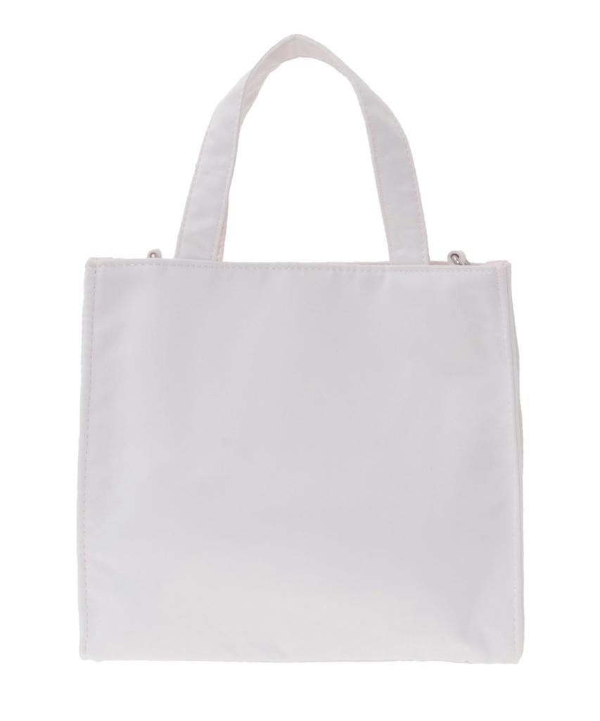 Maison de FLEUR Cotton Frill Tote Size Tote Bag 08001002700 2-Way Bag, Pink, F,