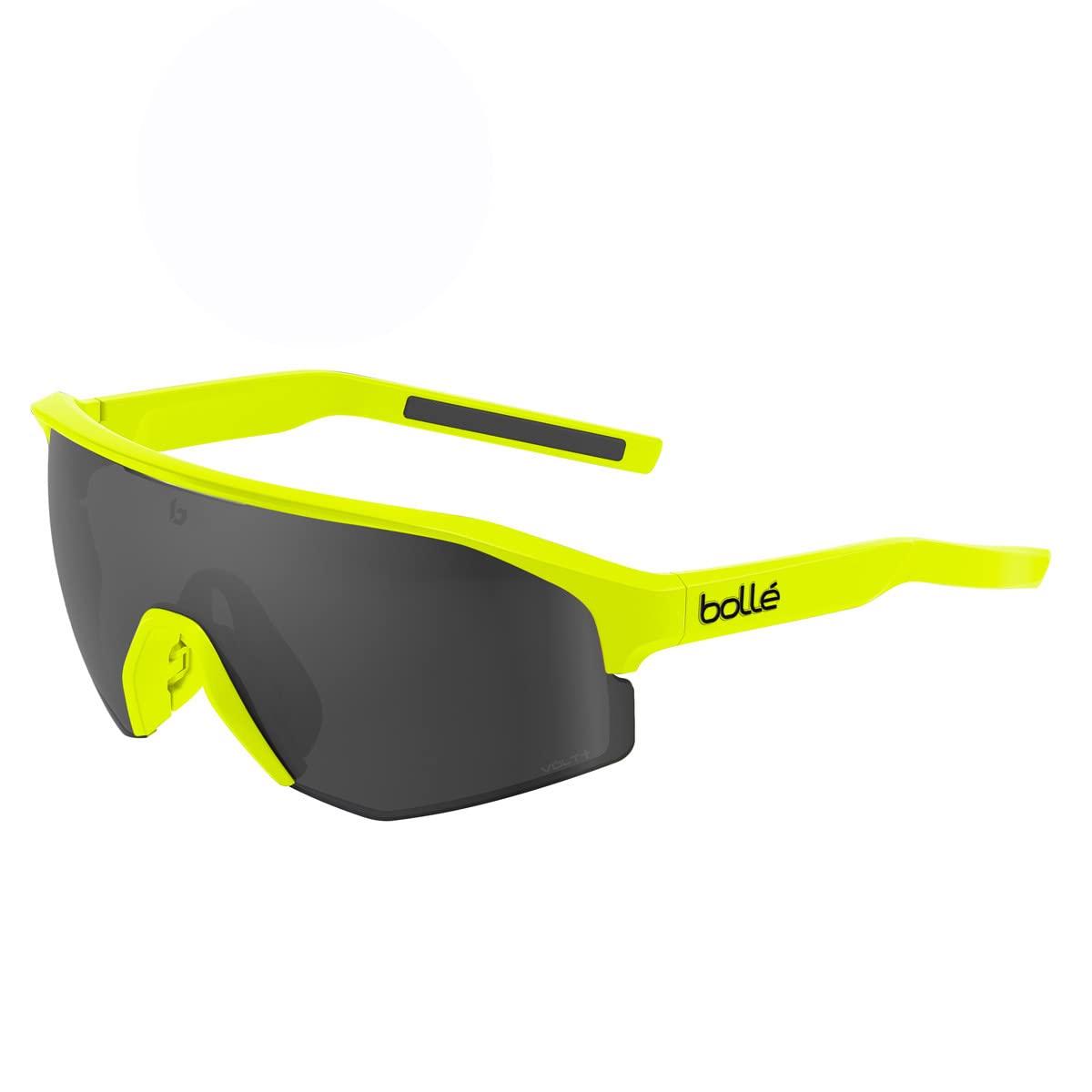 

Bolle LIGHTSHIFTER Cycling Bolt Gun Acid Yellow BS020008 Sunglasses, + Lenses, 15% Transmittance, Matte,