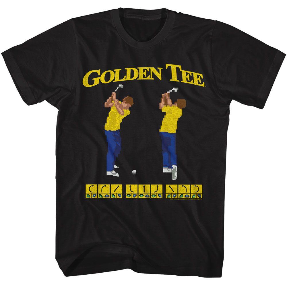 26 Golden Tee Swings Black Gaming Shirt Unisex T-Shirt XL