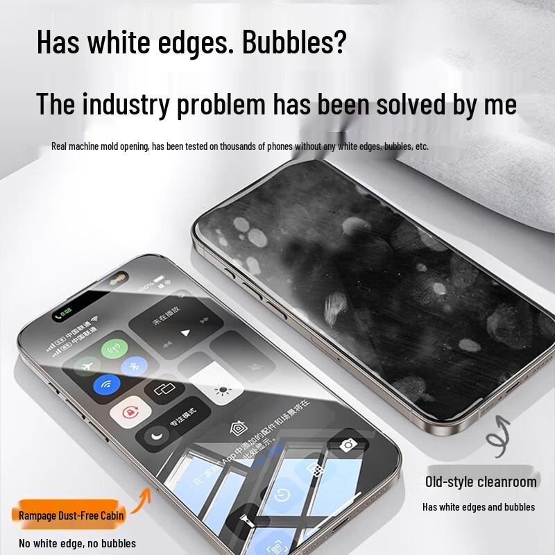 Huawei Tempered Glass Screen Protector with Dust-Free Tray (2-Pack)