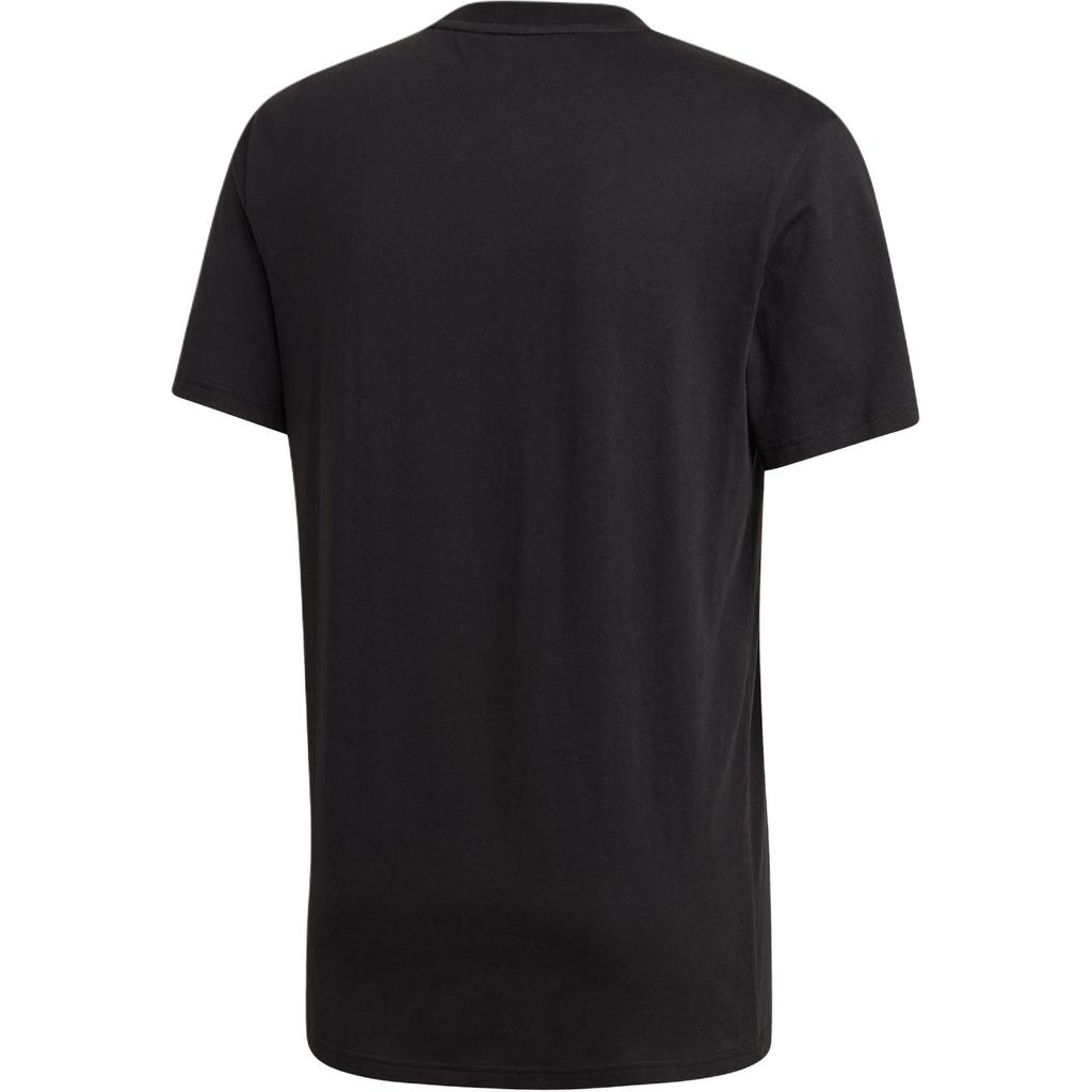 Adidas T Shirts Men's Black Crew Neck Moderate Straight Fit FI0714