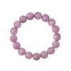 Kunzite, Agate, Jade, Purple Cat's Eye Gemstone Bracelet with Round Beads