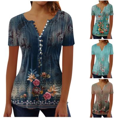 Womens Tops Hide Belly Tunic Summer Short Sleeve T Shirts Cute Flowy Tshirt Casual Dressy Blouses For Leggings