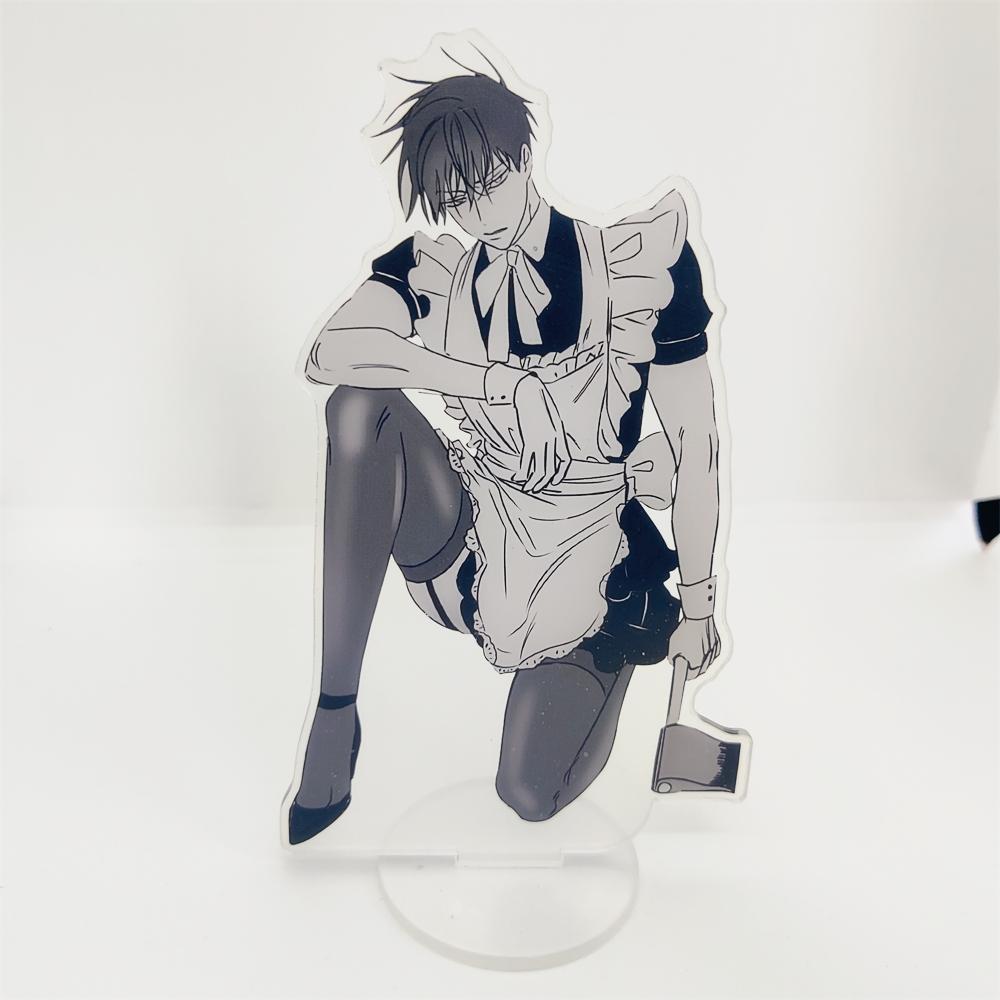 

Korean Comic Seaside Night Acrylic Sign Toys Gift Stand Up Signs Lu Tai Zhou Desk Decoration Stands Korean Manga Around Bomtoon