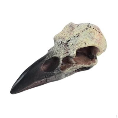 Gotický náhrdelník z havranej lebky pre halloweensku domácu dekoráciu