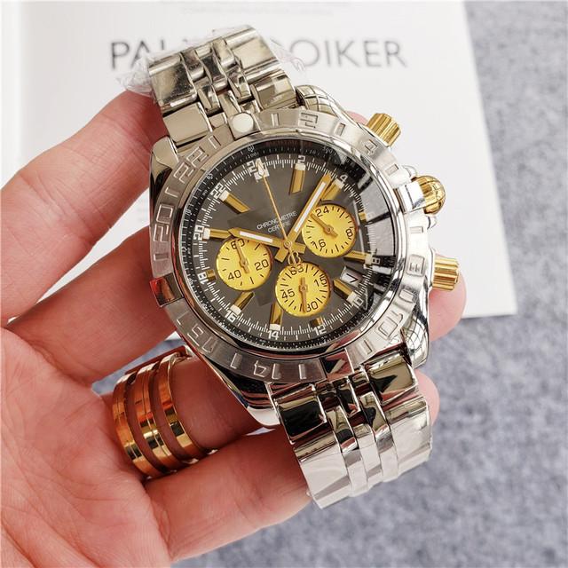 

Мужские полнофункциональные кварцевые часы и второе кольцо для беговых часов изготовлены из керамического резинового ремешка и часов из нержавеющей стали.