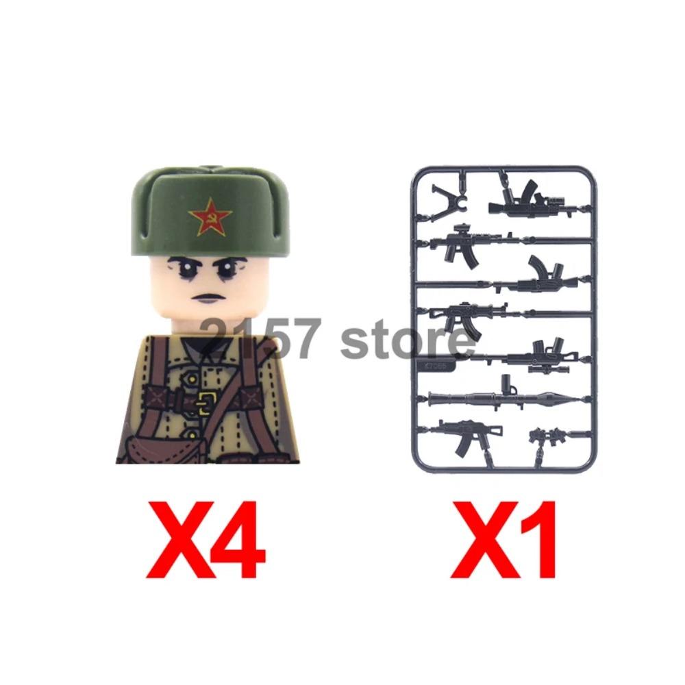 Military Soldier Figure Building Block Weapons Ranger Camouflage Vietnam War US Special Forces KSK Medical Bandit Thief Toy Gift