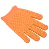 Pet Grooming Glove Silicone Double Sided Fast Frothing   Cat Hair Removal Glove for   and Short Hair