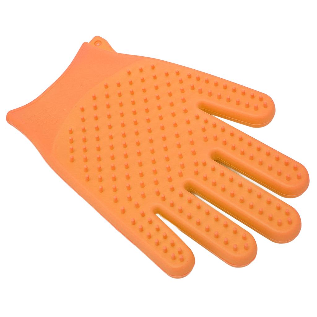 Pet Grooming Glove Silicone Double Sided Fast Frothing   Cat Hair Removal Glove for   and Short Hair