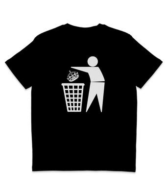 Nieder mit der Krone - Weißes Design - Bio-T-Shirt - Monarchie - Punk - Anarchie