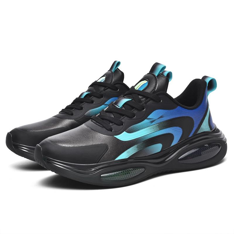 Men's Shoes Large Size Summer New Lightweight Men's Casual Running Shoes Mesh Breathable Wear-resistant Shock-absorbing Sports Shoes